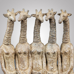 Sculptures girafe